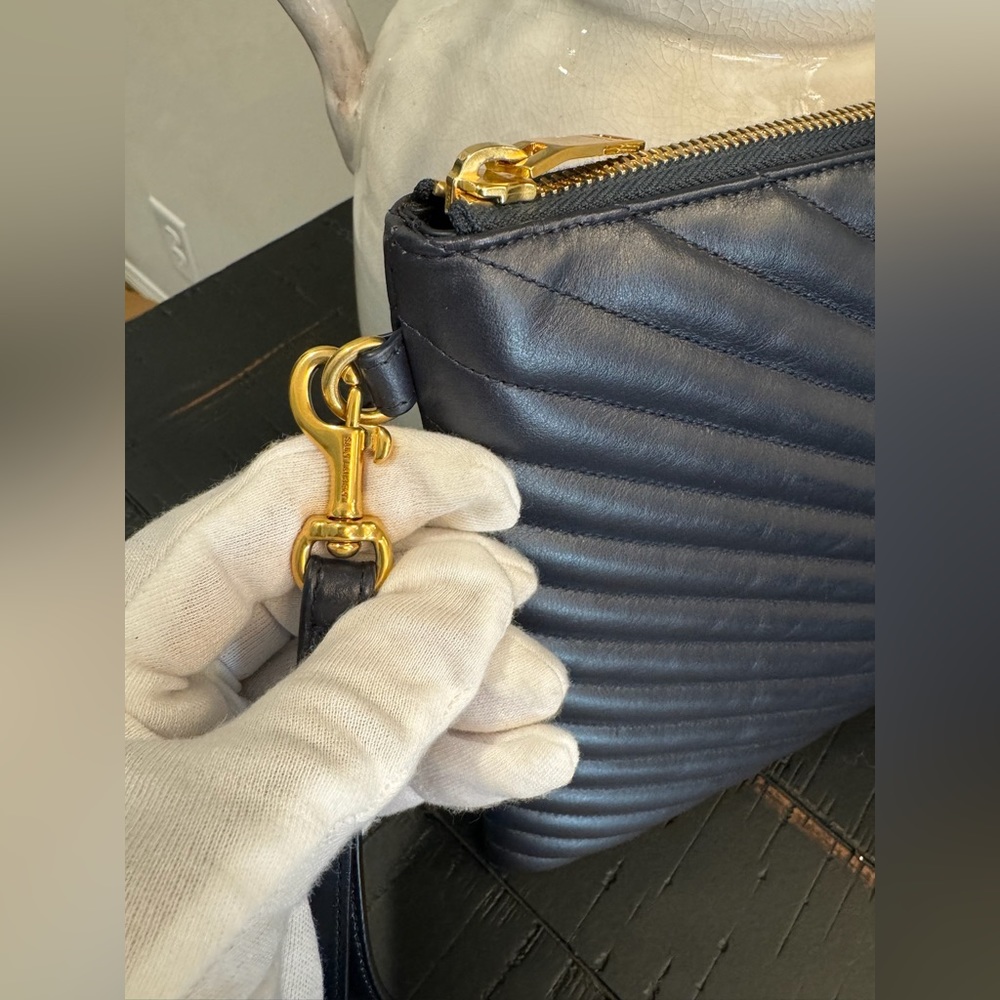 SOLD-YSL Matellasse Tablet Clutch Quilted Leather - Picture 8 of 12